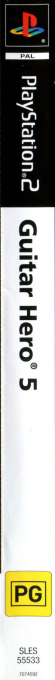 Guitar Hero 5 — box-2D-side (AU)