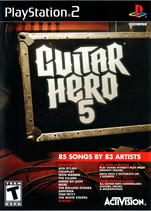 Guitar Hero 5 box art
