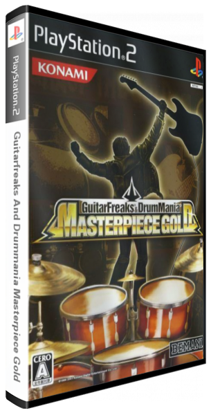 Guitarfreaks And Drummania Masterpiece Gold — box-3D (JP)