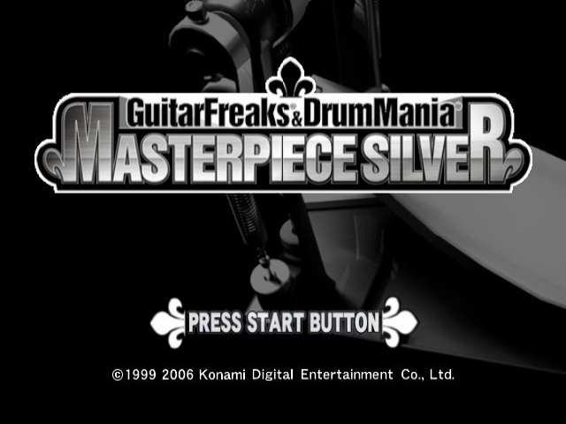 Guitarfreaks And Drummania Masterpiece Silver — sstitle (JP)