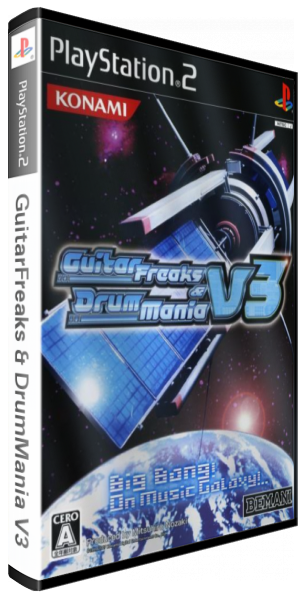 Guitarfreaks And Drummania V3 — box-3D (JP)