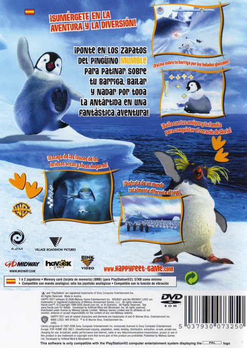 Happy Feet — box-2D-back (SP)