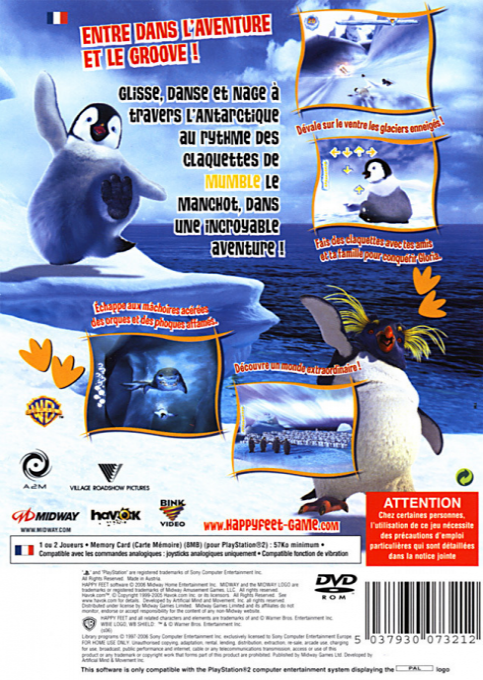 Happy Feet — box-2D-back (FR)