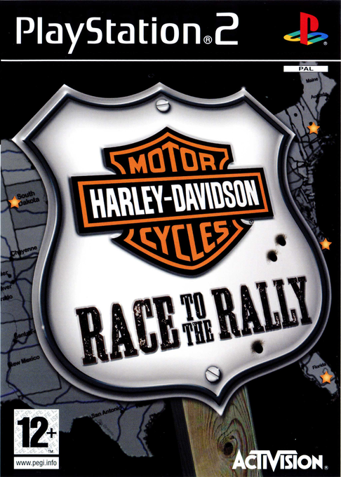 Harley-davidson - Race To The Rally — box-2D (SP)