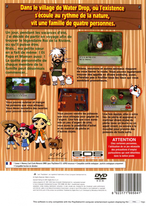 Harvest Fishing — box-2D-back (FR)
