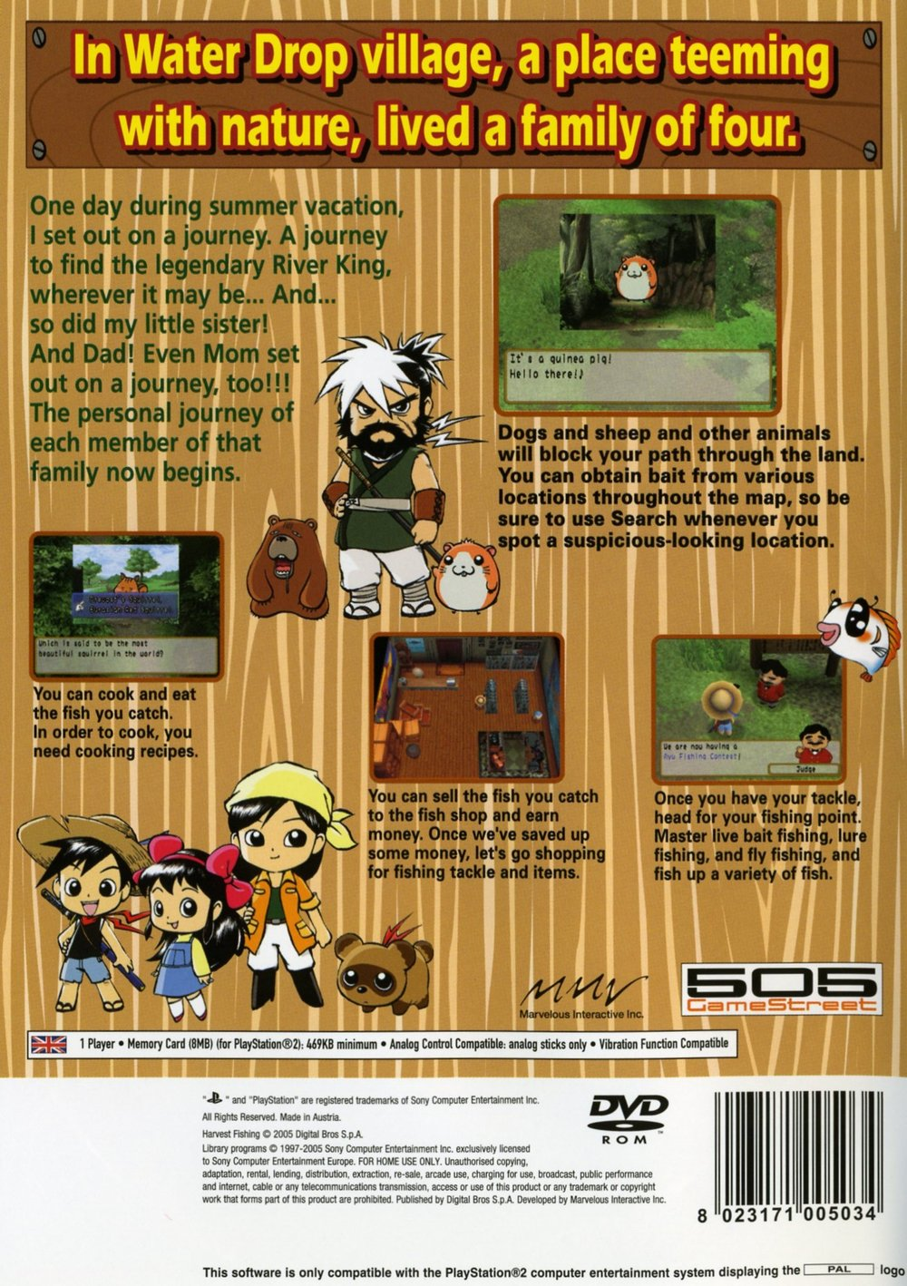 Harvest Fishing — box-2D-back (EU)