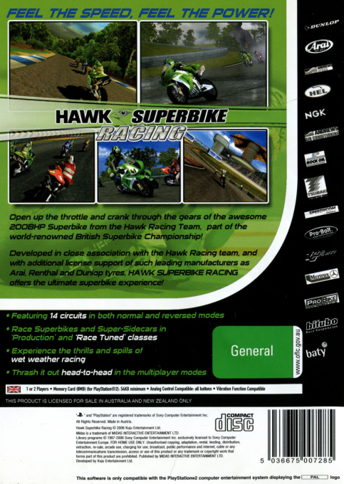 Hawk Kawasaki Racing — box-2D-back (AU)