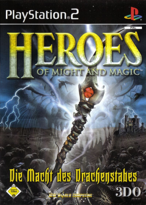 Heroes Of Might And Magic - Quest For The Dragonbone Staff — box-2D (DE)