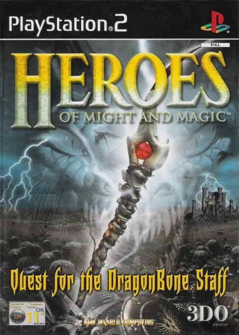Heroes Of Might And Magic - Quest For The Dragonbone Staff — box-2D (EU)