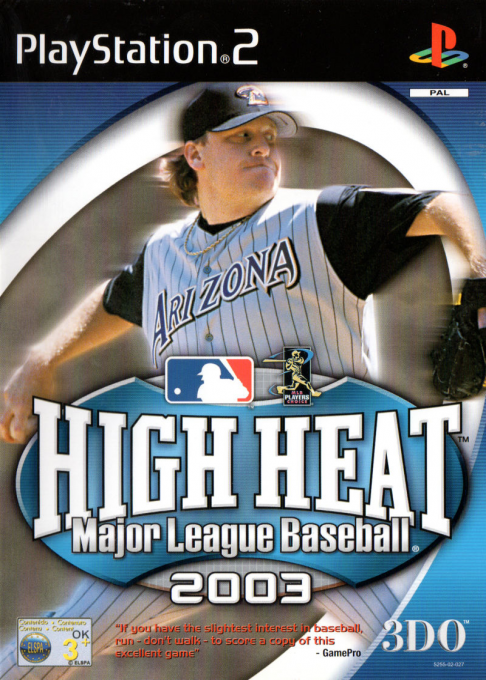 High Heat Major League Baseball 2003 — box-2D (EU)