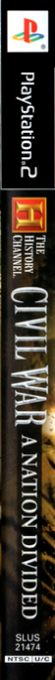 History Channel - Civil War - A Nation Divided, The — box-2D-side (US)