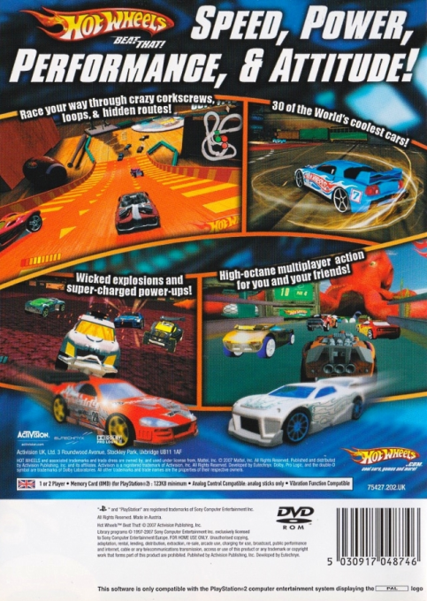 Hot Wheels - Beat That ! — box-2D-back (EU)