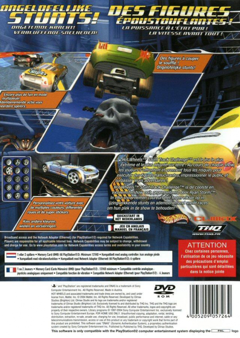 Hot Wheels - Stunt Track Challenge — box-2D-back (FR)