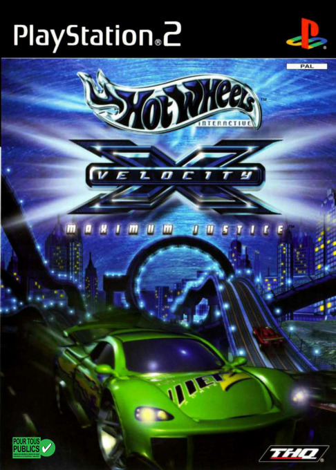 Hot Wheels - Velocity X - Maximum Justice — box-2D (FR)