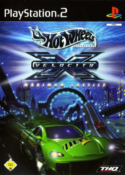 Hot Wheels - Velocity X - Maximum Justice — box-2D (DE)
