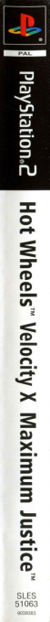 Hot Wheels - Velocity X - Maximum Justice — box-2D-side (AU)
