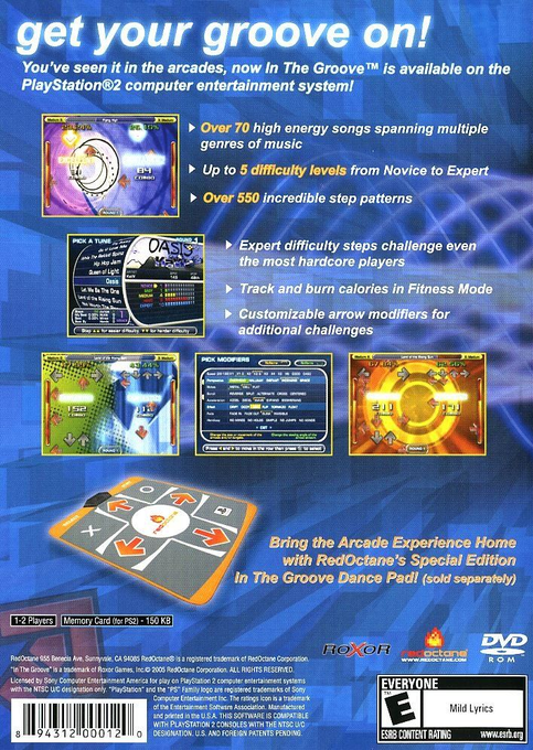 In The Groove — box-2D-back (US)