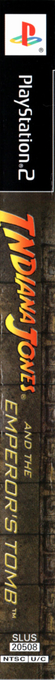 Indiana Jones and the Emperor's Tomb — box-2D-side (US)