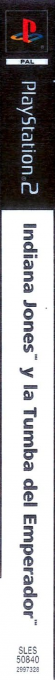 Indiana Jones and the Emperor's Tomb — box-2D-side (SP)