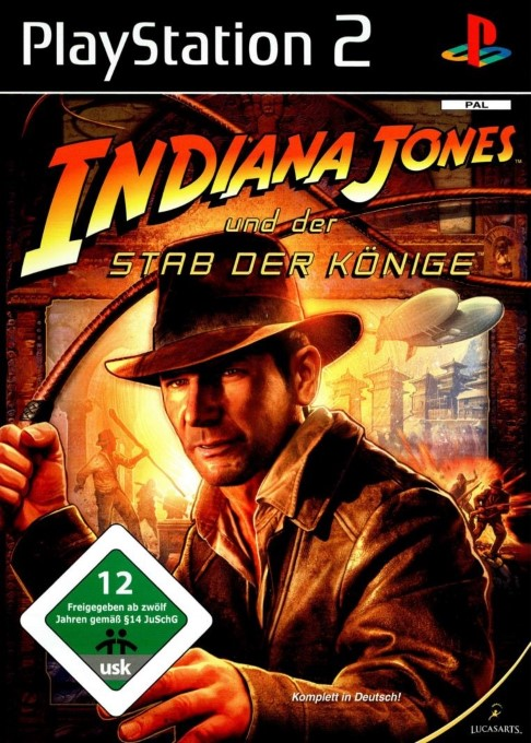 Indiana Jones And The Staff Of Kings — box-2D (DE)