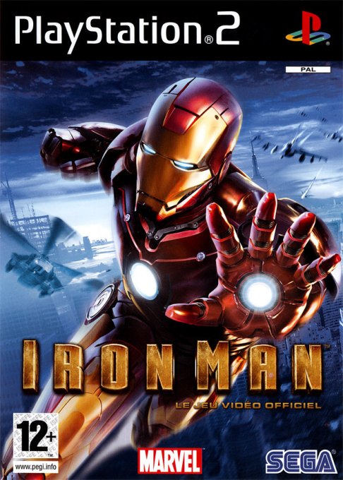 Iron Man - The Official Videogame — box-2D (FR)