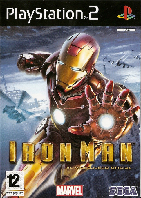 Iron Man - The Official Videogame — box-2D (SP)