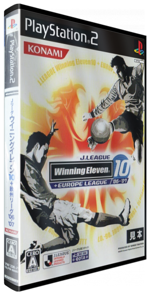 J. League Winning Eleven 10 Europe League '06-'07 — box-3D (JP)