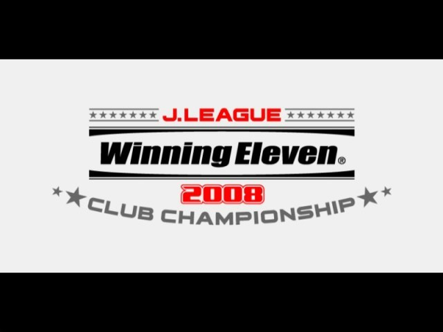 J. League Winning Eleven 2008 - Club Championship — sstitle (JP)
