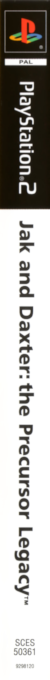Jak And Daxter - The Precursor Legacy — box-2D-side (DE)