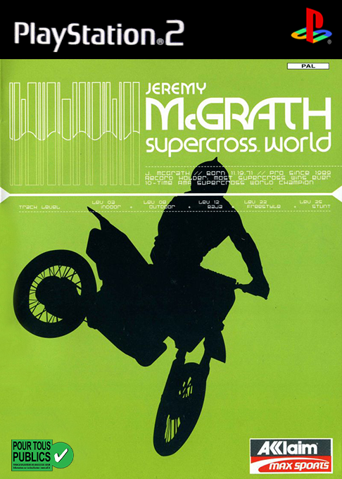 Jeremy Mcgrath Supercross World — box-2D (FR)