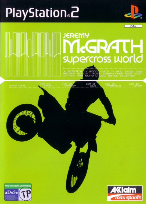 Jeremy Mcgrath Supercross World — box-2D (SP)