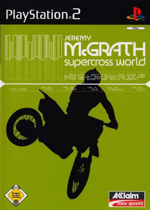Jeremy Mcgrath Supercross World — box-2D (DE)