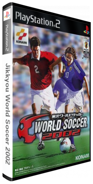 Jikkyou World Soccer 2002 — box-3D (JP)