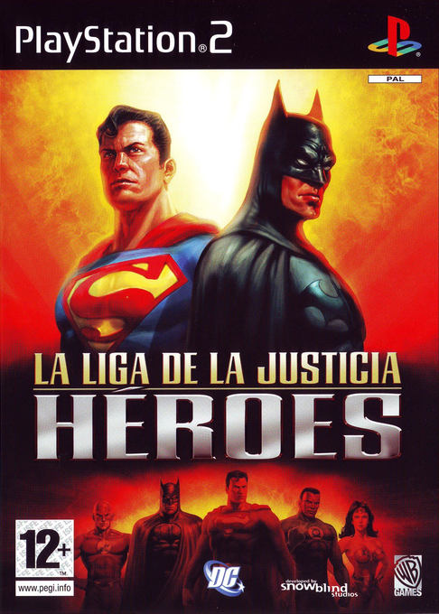 Justice League Heroes — box-2D (SP)
