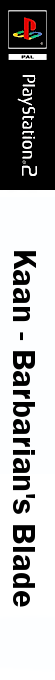 Kaan - Barbarian's Blade — box-2D-side (DE)