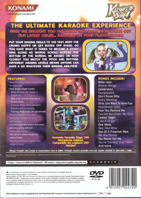 Karaoke Stage — box-2D-back (EU)