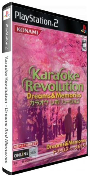 Karaoke Revolution - Dreams And Memories — box-3D (JP)