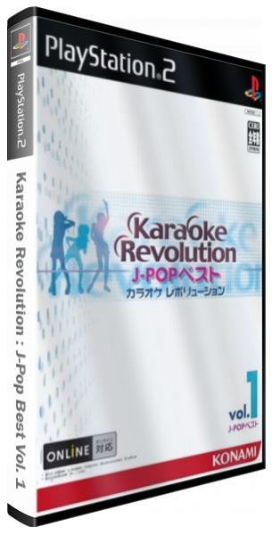 Karaoke Revolution - J-pop Best Vol. 1 — box-3D (JP)