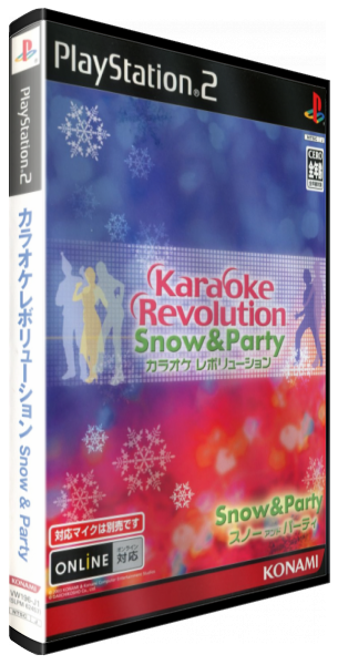 Karaoke Revolution - Snow And Party — box-3D (JP)