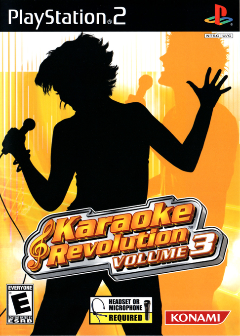 Karaoke Revolution Volume 3 box art