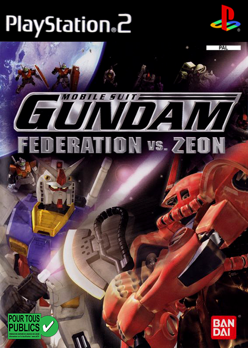 Mobile Suit Gundam - Federation Vs. Zeon — box-2D (FR)