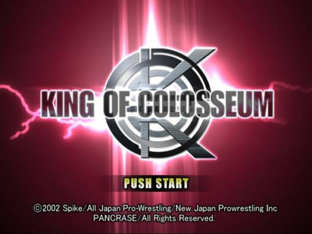 King Of Colosseum (red) - Shin Nippon X Zen Nippon X Pancrase Disc — sstitle (JP)