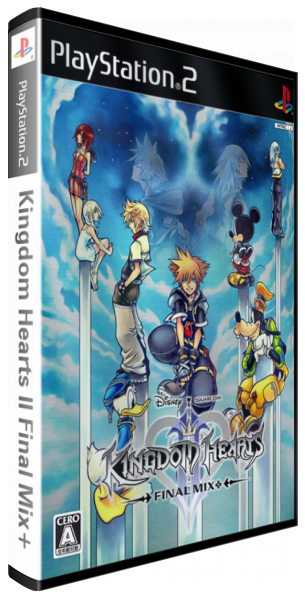 Kingdom Hearts 2 Final Mix+ — box-3D (JP)