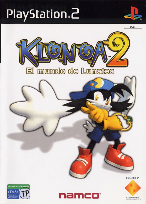 Klonoa 2 - Lunatea's Veil — box-2D (SP)