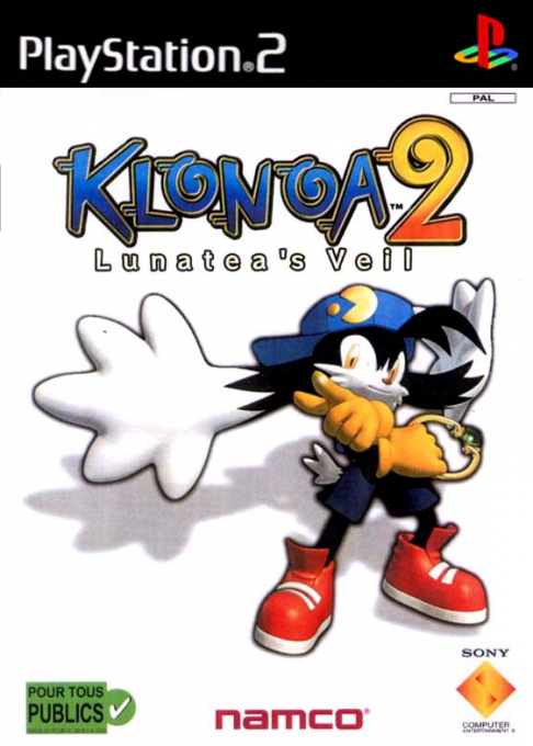 Klonoa 2 - Lunatea's Veil — box-2D (FR)