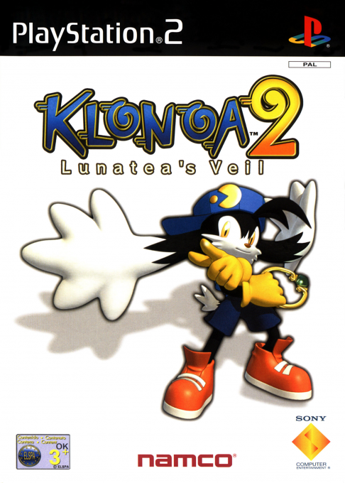 Klonoa 2 - Lunatea's Veil — box-2D (EU)