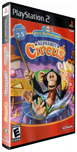 Konami Kids Playground - Alphabet Circus — box-3D (US)