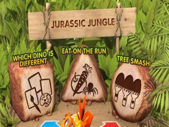 Konami Kids Playground - Dinosaurs - Shapes And Colors — ss (US)