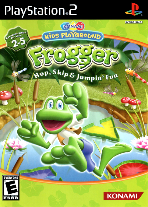 Konami Kids Playground - Frogger - Hop, Skip And Jumpin' Fun box art