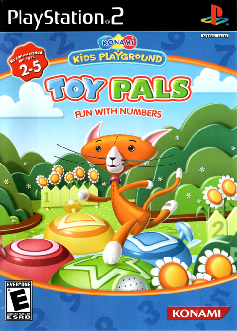 Konami Kids Playground - Toy Pals Fun With Numbers box art